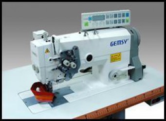 GEMSY GEM845S-M-7-WB-AK - NON MONTEE Machine à coudre double aiguille escamotable